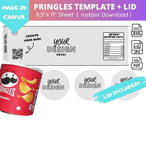 Pringles Template